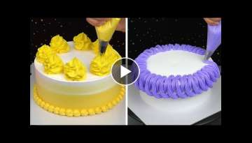 Perfect Cake Decorating Recipes Compilation | Most Satisfying Chocolate Cake Decorating Ideas Vid...